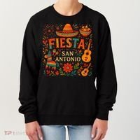 Fiesta Squad San Antonio Texas Cinco De Mayo Lets Fiesta Women's Sweatshirt thumb 0