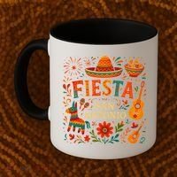 Fiesta Squad San Antonio Texas Cinco De Mayo Lets Fiesta Coffee Mug thumb 2