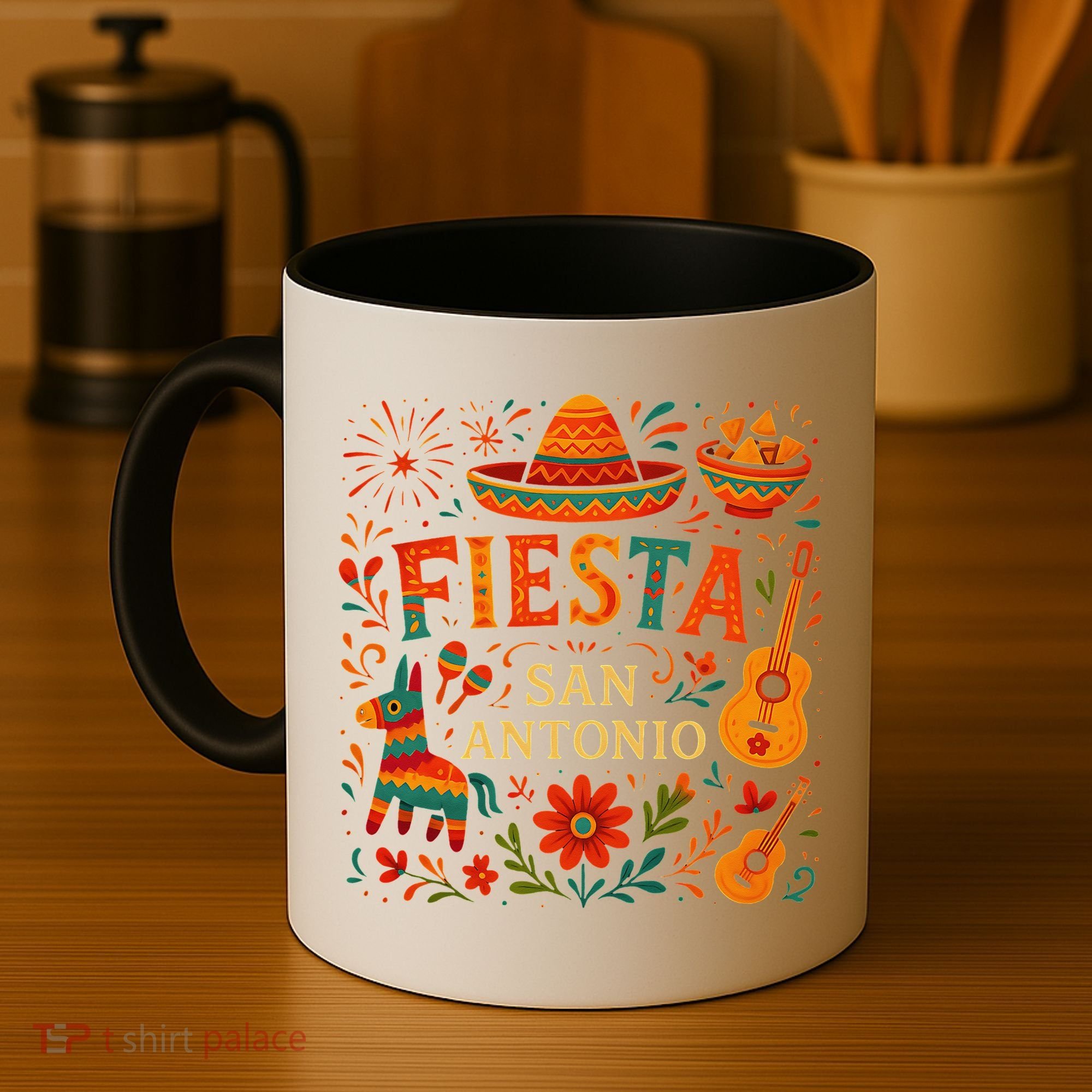 Fiesta Squad San Antonio Texas Cinco De Mayo Lets Fiesta Coffee Mug