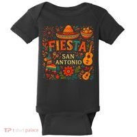 Fiesta Squad San Antonio Texas Cinco De Mayo Lets Fiesta Baby Bodysuit thumb 0