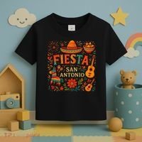 Fiesta Squad San Antonio Texas Cinco De Mayo Lets Fiesta Toddler T-Shirt thumb 3