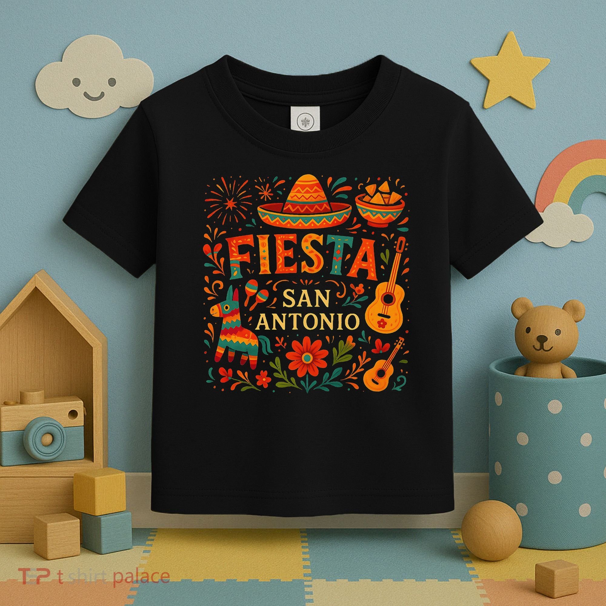 Fiesta Squad San Antonio Texas Cinco De Mayo Lets Fiesta Toddler T-Shirt