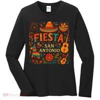 Fiesta Squad San Antonio Texas Cinco De Mayo Lets Fiesta Women's Long Sleeve Shirt thumb 0
