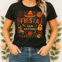Fiesta Squad San Antonio Texas Cinco De Mayo Lets Fiesta Women's T-Shirt thumb 2