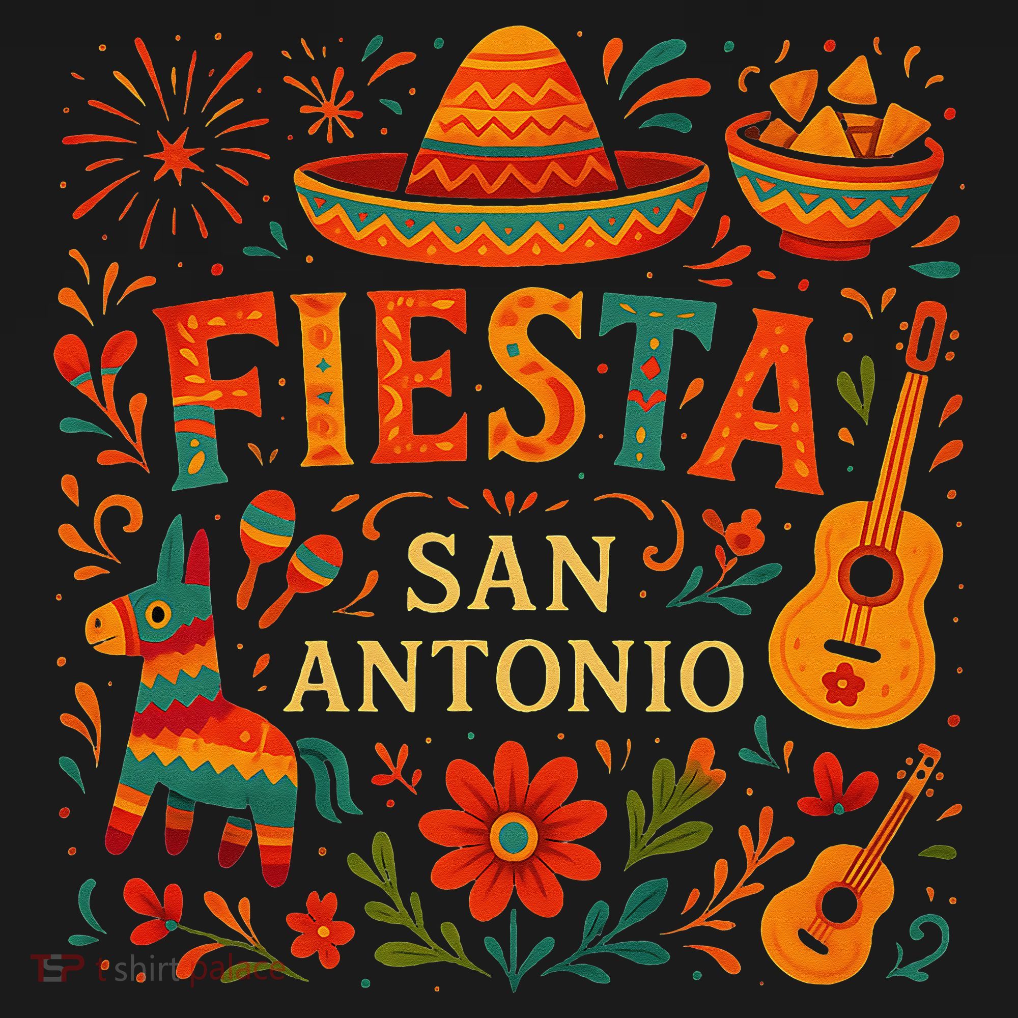 Fiesta Squad San Antonio Texas Cinco De Mayo Lets Fiesta Women's T-Shirt