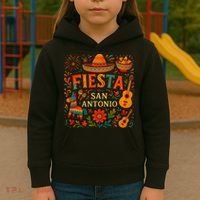 Fiesta Squad San Antonio Texas Cinco De Mayo Lets Fiesta Kids Hoodie thumb 3