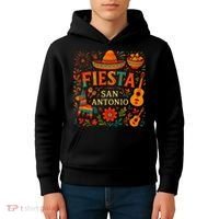 Fiesta Squad San Antonio Texas Cinco De Mayo Lets Fiesta Kids Hoodie thumb 4