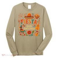 Fiesta Squad San Antonio Texas Cinco De Mayo Lets Fiesta Long Sleeve Shirt thumb 0
