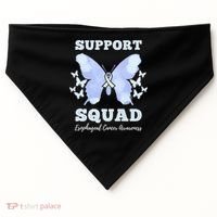 Funny Support Squad Esophageal Cancer Awareness USA-Made Doggie Bandana thumb 0