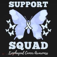 Funny Support Squad Esophageal Cancer Awareness USA-Made Doggie Bandana thumb 2