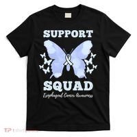 Funny Support Squad Esophageal Cancer Awareness T-Shirt thumb 0