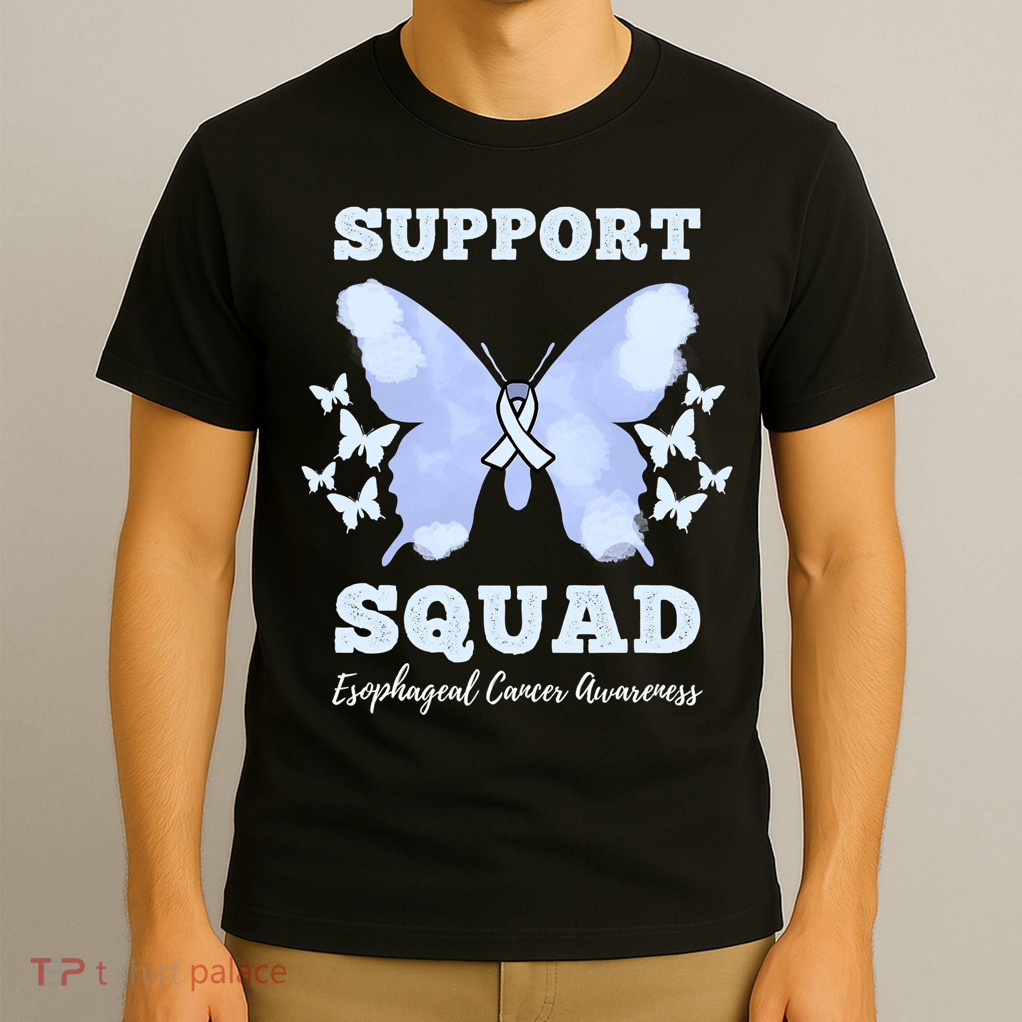 Funny Support Squad Esophageal Cancer Awareness T-Shirt