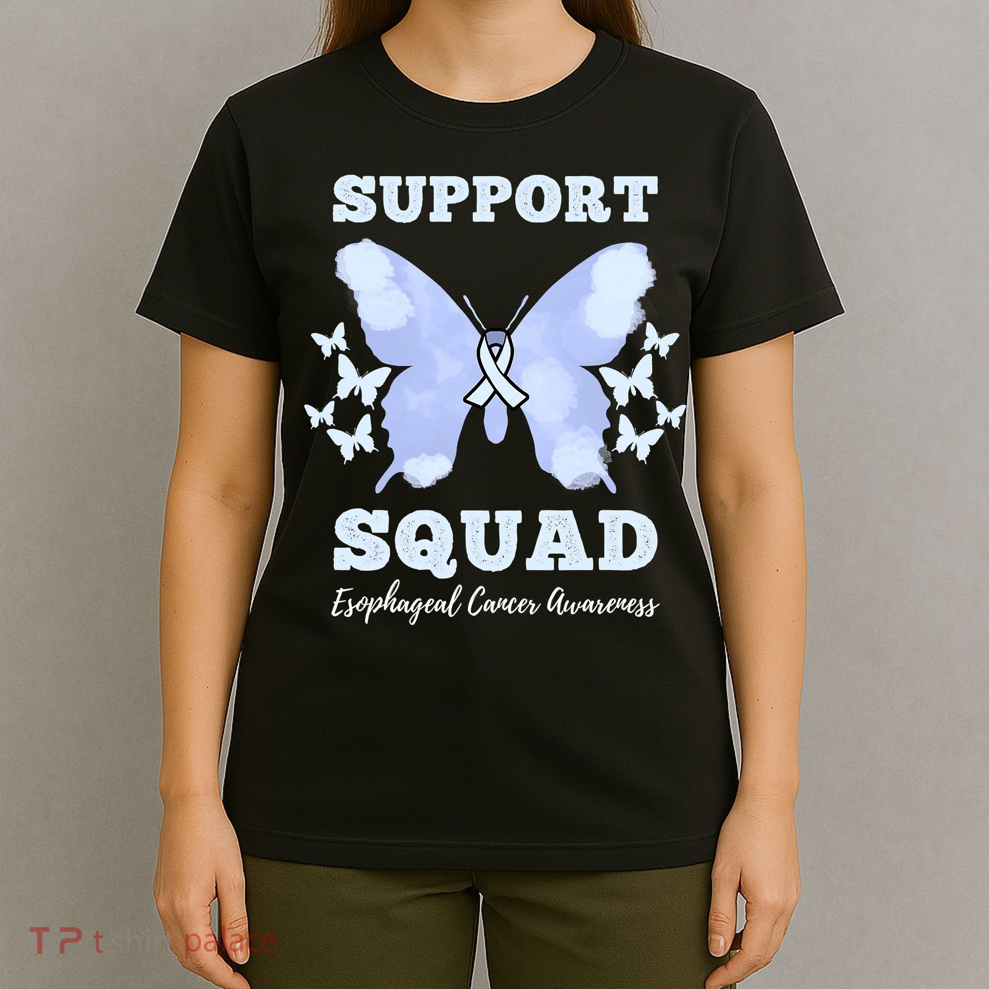 Funny Support Squad Esophageal Cancer Awareness T-Shirt
