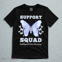 Funny Support Squad Esophageal Cancer Awareness T-Shirt thumb 5