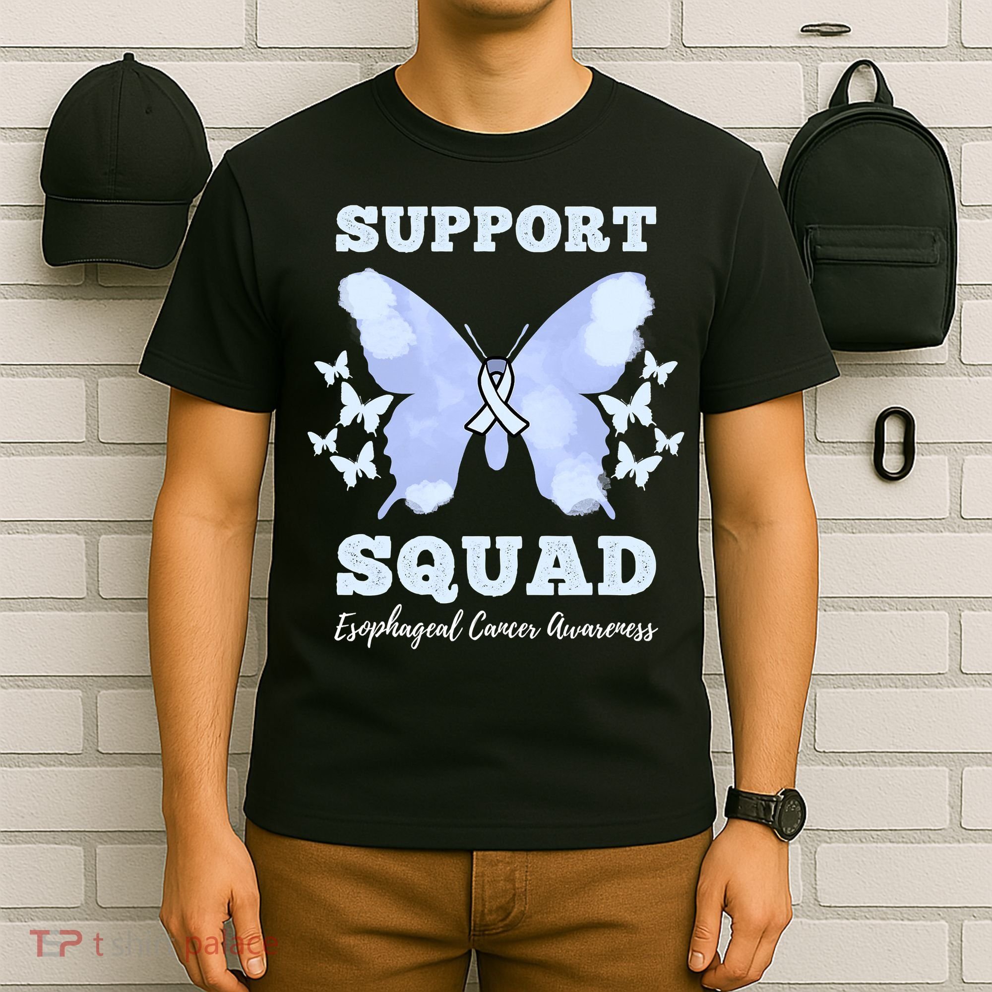 Funny Support Squad Esophageal Cancer Awareness T-Shirt