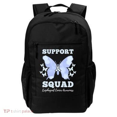 Funny Support Squad Esophageal Cancer Awareness Backpack