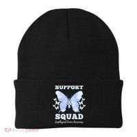 Funny Support Squad Esophageal Cancer Awareness Beanie thumb 0