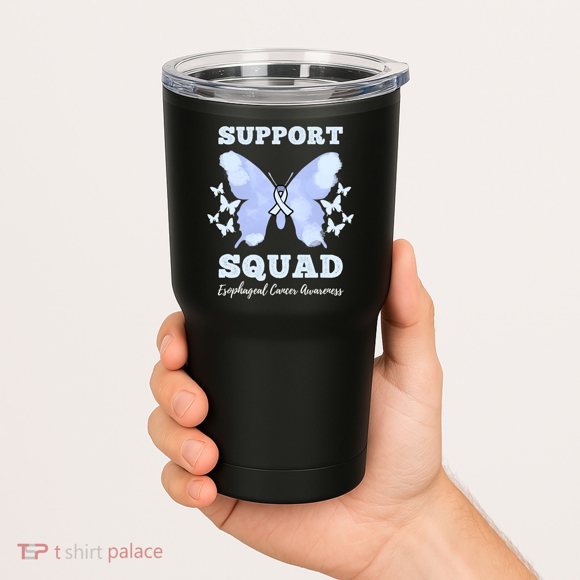 Funny Support Squad Esophageal Cancer Awareness Tumbler