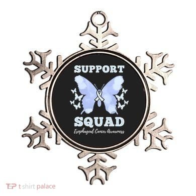 Funny Support Squad Esophageal Cancer Awareness Ornament