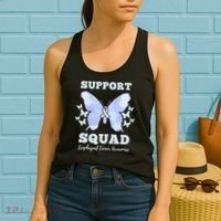 Funny Support Squad Esophageal Cancer Awareness Women's Tank Top thumb 2
