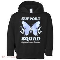Funny Support Squad Esophageal Cancer Awareness Toddler Hoodie thumb 0