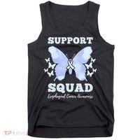 Funny Support Squad Esophageal Cancer Awareness Tank Top thumb 0