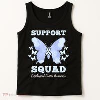 Funny Support Squad Esophageal Cancer Awareness Tank Top thumb 2