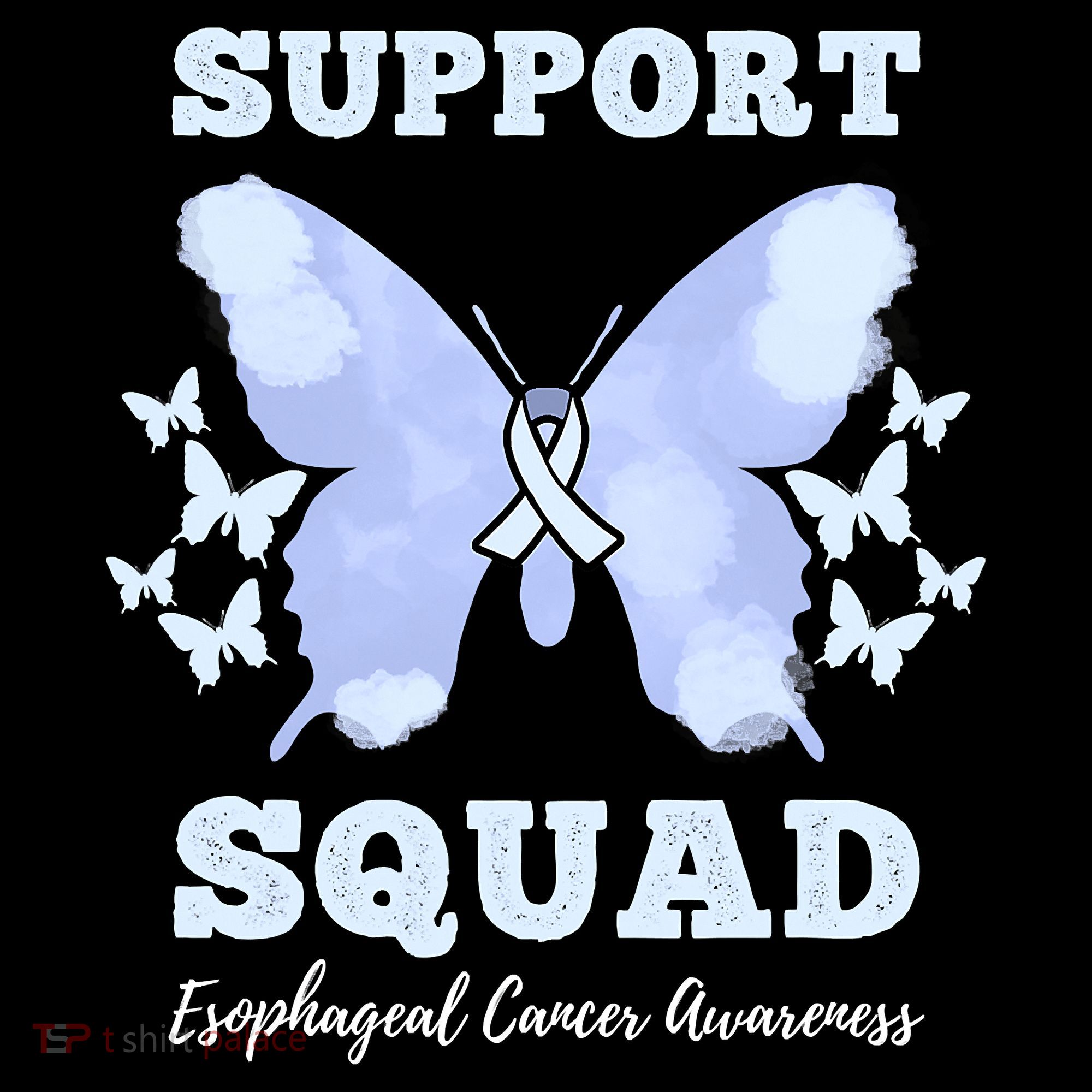 Funny Support Squad Esophageal Cancer Awareness Visor