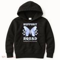 Funny Support Squad Esophageal Cancer Awareness Kids Hoodie thumb 0
