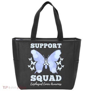 Funny Support Squad Esophageal Cancer Awareness Bag