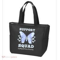 Funny Support Squad Esophageal Cancer Awareness Tote Bag thumb 3