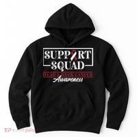 Funny Support Squad I HNSCC Head And Neck Cancer Awareness Hoodie thumb 0