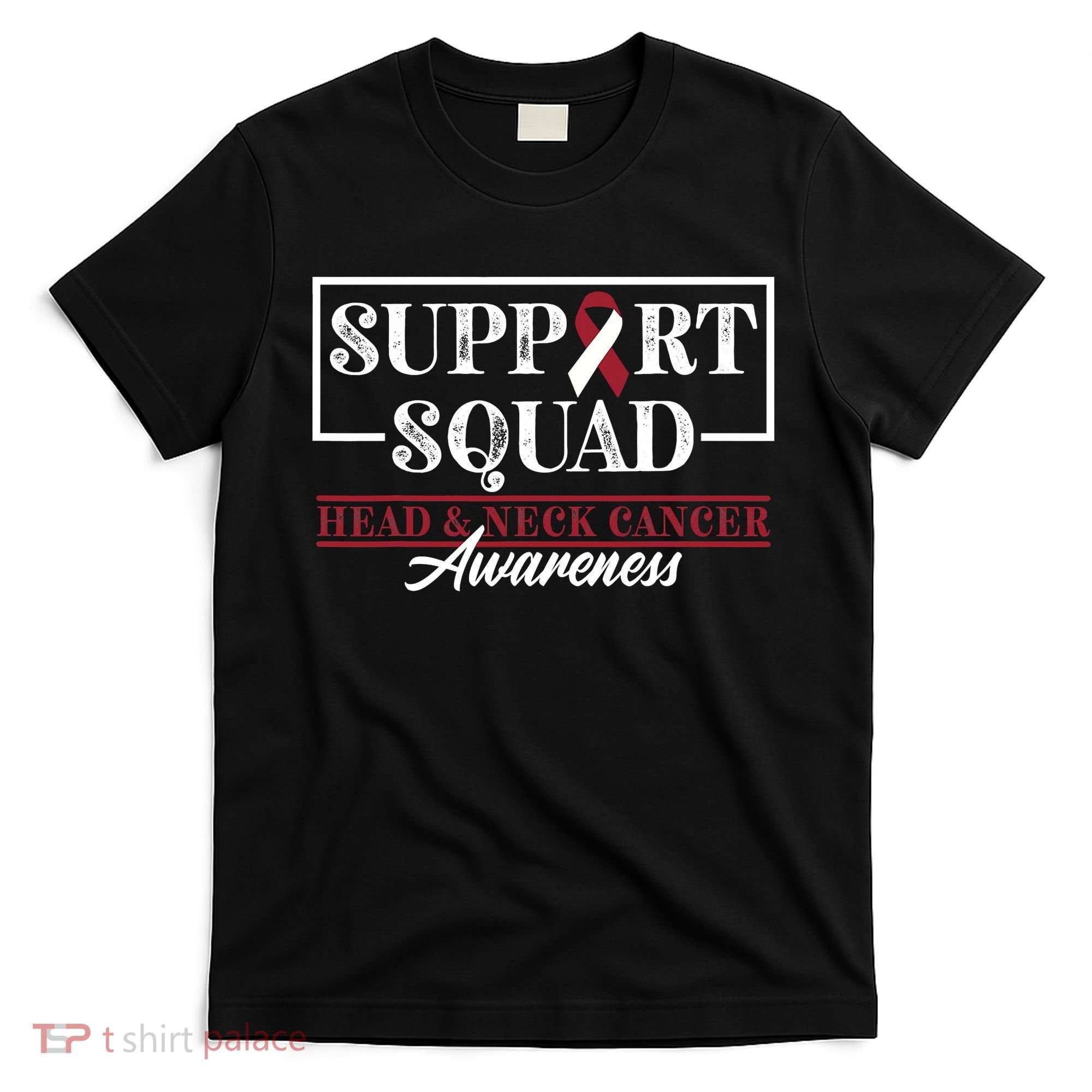 Funny Support Squad I HNSCC Head And Neck Cancer Awareness T-Shirt