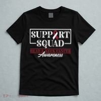 Funny Support Squad I HNSCC Head And Neck Cancer Awareness T-Shirt thumb 5