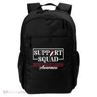 Funny Support Squad I HNSCC Head And Neck Cancer Awareness Backpack thumb 0