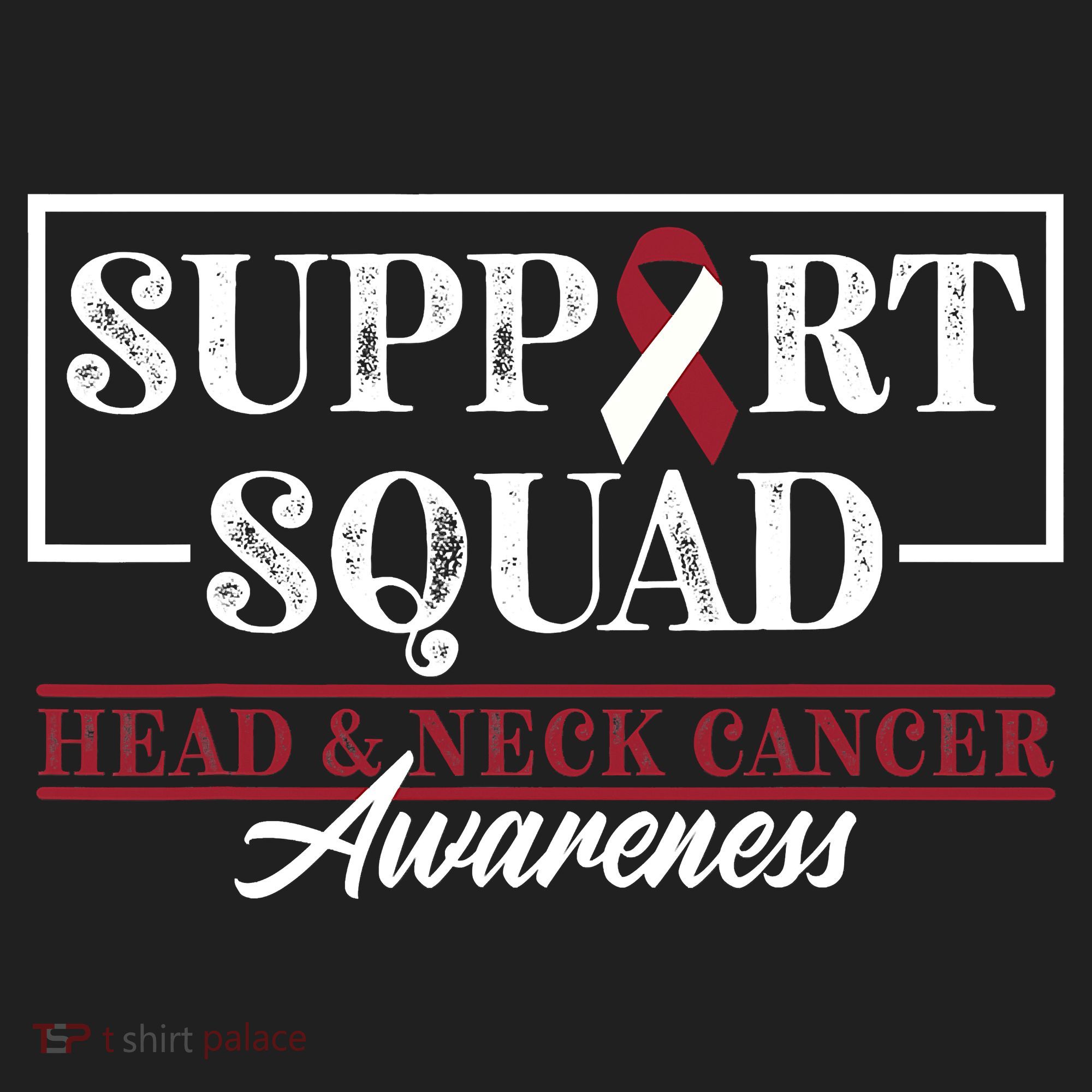 Funny Support Squad I HNSCC Head And Neck Cancer Awareness Beanie