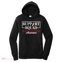Funny Support Squad I HNSCC Head And Neck Cancer Awareness Women's Hoodie thumb 0