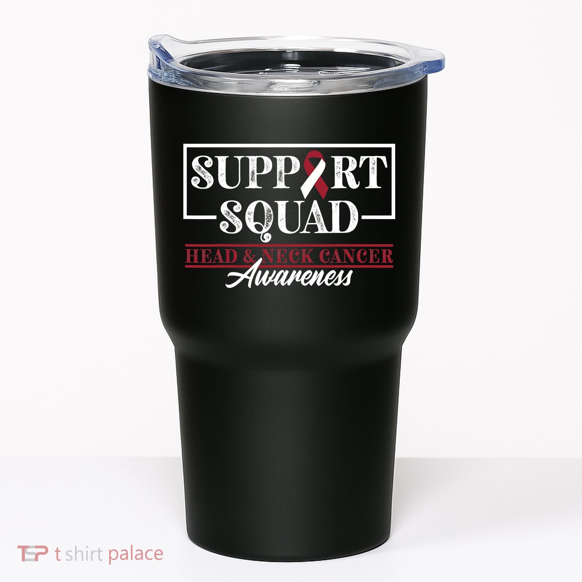 Funny Support Squad I HNSCC Head And Neck Cancer Awareness Tumbler