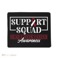 Funny Support Squad I HNSCC Head And Neck Cancer Awareness Mousepad thumb 0