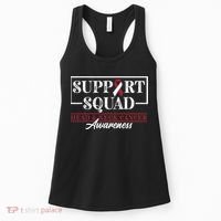 Funny Support Squad I HNSCC Head And Neck Cancer Awareness Women's Tank Top thumb 0