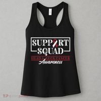 Funny Support Squad I HNSCC Head And Neck Cancer Awareness Women's Tank Top thumb 3