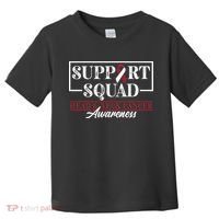 Funny Support Squad I HNSCC Head And Neck Cancer Awareness Toddler T-Shirt thumb 0