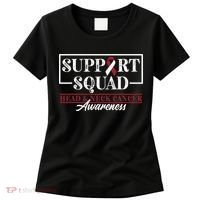 Funny Support Squad I HNSCC Head And Neck Cancer Awareness Women's T-Shirt thumb 0