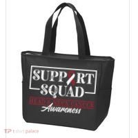 Funny Support Squad I HNSCC Head And Neck Cancer Awareness Tote Bag thumb 3