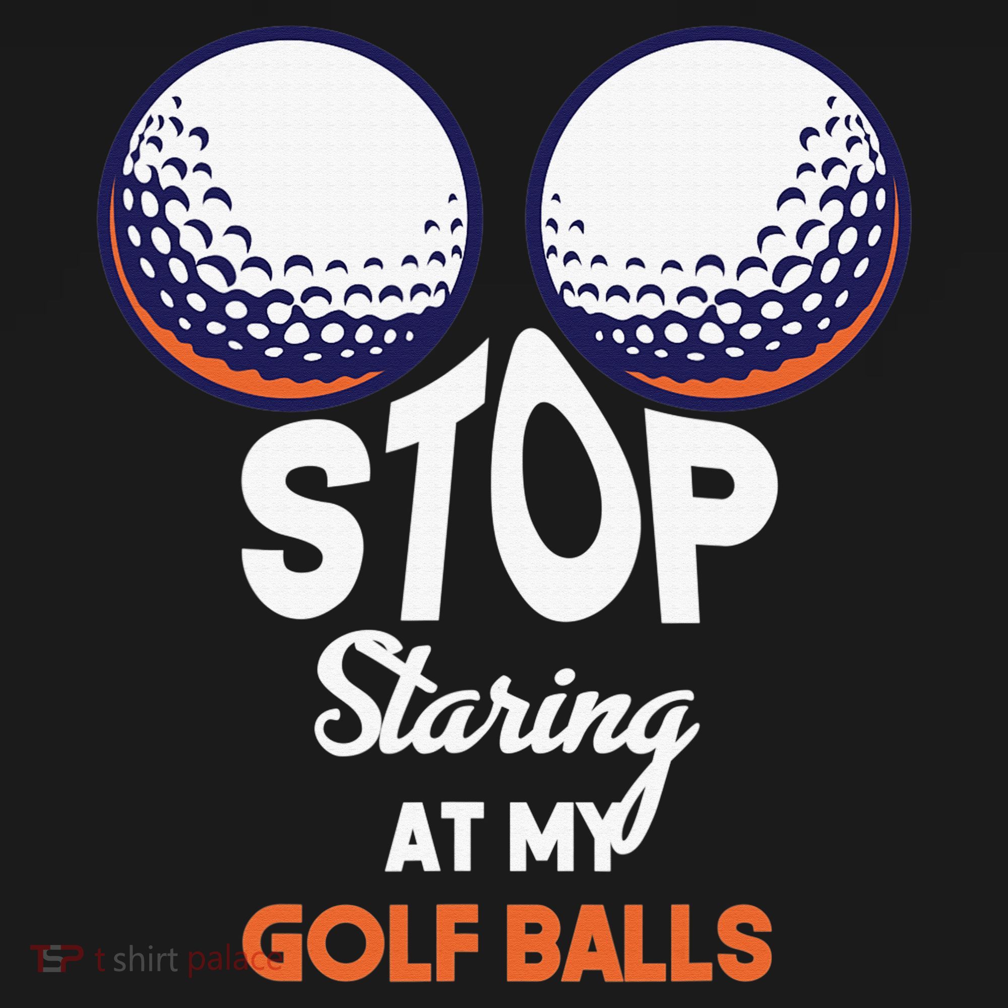 Funny Stop Staring At My Golf Balls Cute Golfing Gift Joke Visor