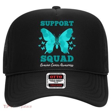 Funny Support Squad Ovarian Cancer Awareness Hat