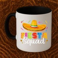 Fiesta Squad San Antonio Texas Cinco De Mayo Lets Fiesta Coffee Mug thumb 2