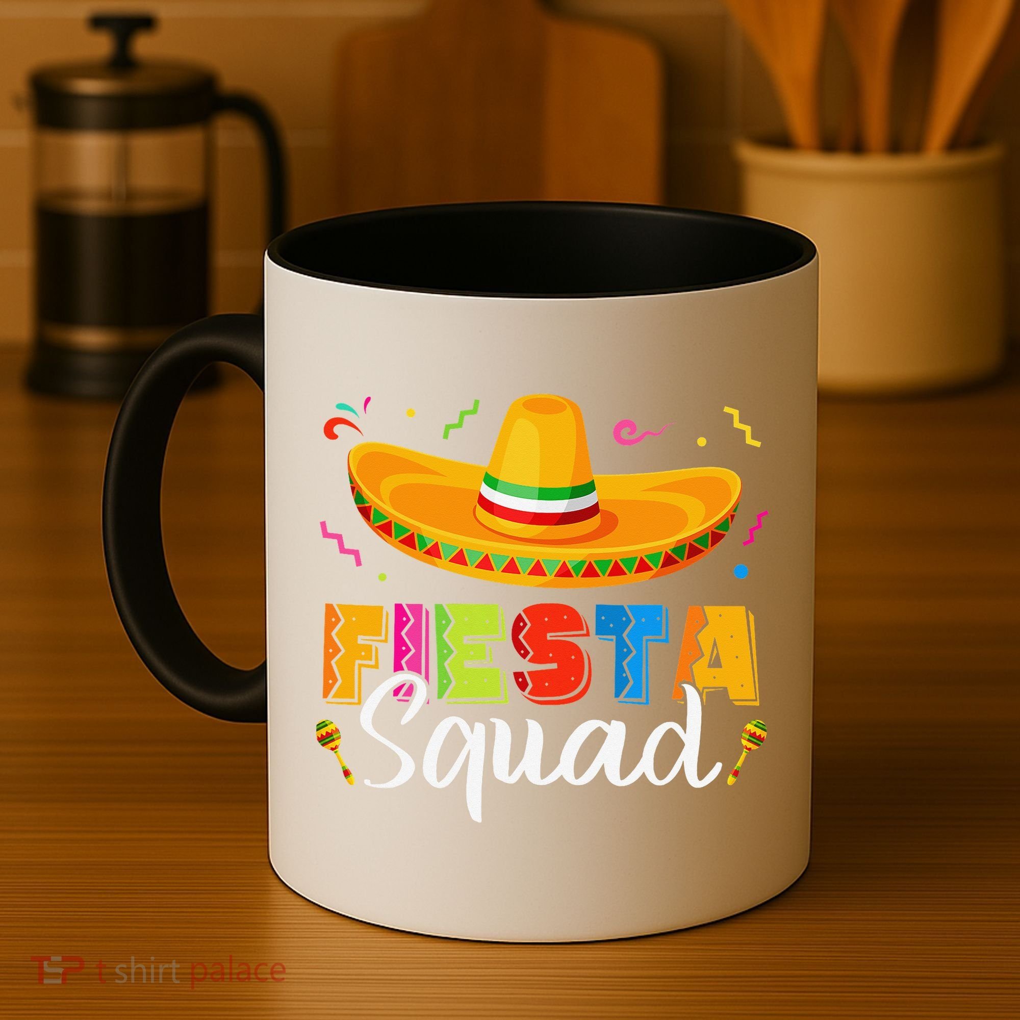 Fiesta Squad San Antonio Texas Cinco De Mayo Lets Fiesta Coffee Mug