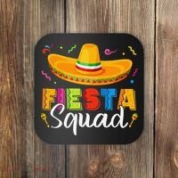 Fiesta Squad San Antonio Texas Cinco De Mayo Lets Fiesta Coaster thumb 0
