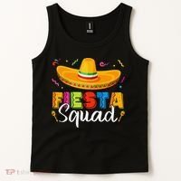 Fiesta Squad San Antonio Texas Cinco De Mayo Lets Fiesta Tank Top thumb 2
